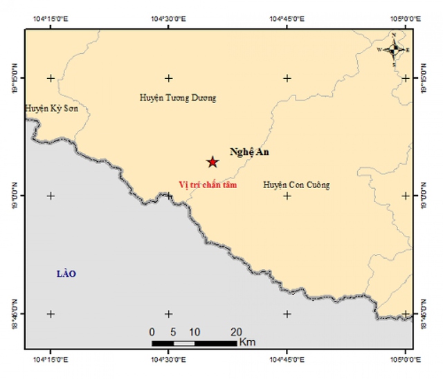 Động đất tại Nghệ An - Ảnh 1.