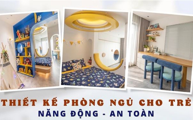 Giải pháp thiết kế phòng ngủ cho bé 8 tuổi nhiều thời gian xa mẹ: Ấm ấp nhưng năng động