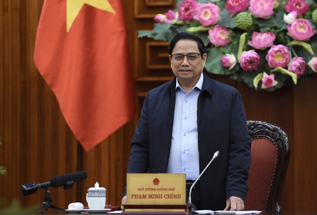 Thủ tướng Phạm Minh Chính chủ trì họp về điều hành chính sách tài khóa, tiền tệ - Ảnh 1.