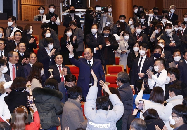Toàn cảnh chuyến thăm cấp Nhà nước tới Hàn Quốc của Chủ tịch nước Nguyễn Xuân Phúc - Ảnh 16.