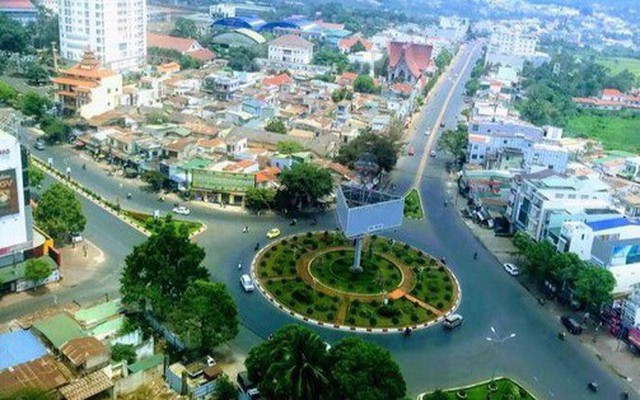 Một khu vực dân cư tại tỉnh Đắk Lắk.