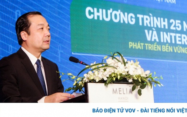 Ông Phạm Đức Long, Thứ trưởng Bộ TT&TT phát biểu tại sự kiện (Ảnh: M.Hưng)