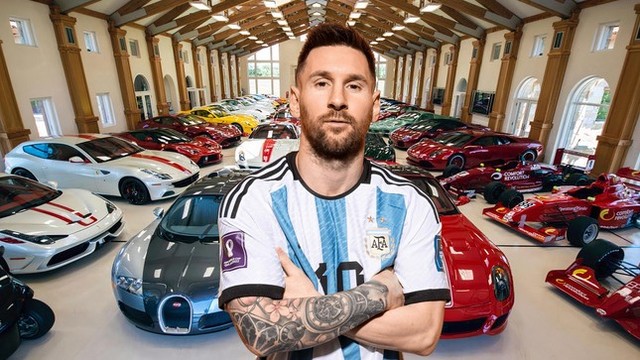 Messi, ‘ông trùm’ chơi siêu xe trong giới cầu thủ - Ảnh 1.