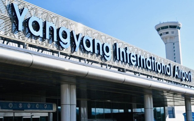 Sân bay quốc tế Yangyang tỉnh Gangwon. Ảnh: KTO