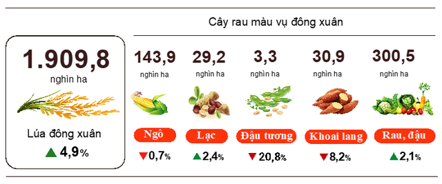 Ngành nông nghiệp tiếp tục thực hiện vai trò trụ đỡ cho nền kinh tế ngay từ tháng 1/2022 - Ảnh 1.