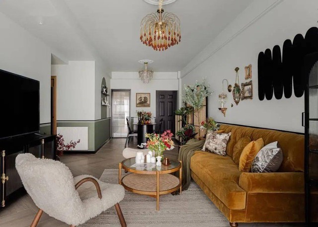 Mê mẩn với không gian sống đẹp như tranh vẽ đậm phong cách retro Anh Quốc của cô nàng 9x trong căn hộ 108m² - Ảnh 7.