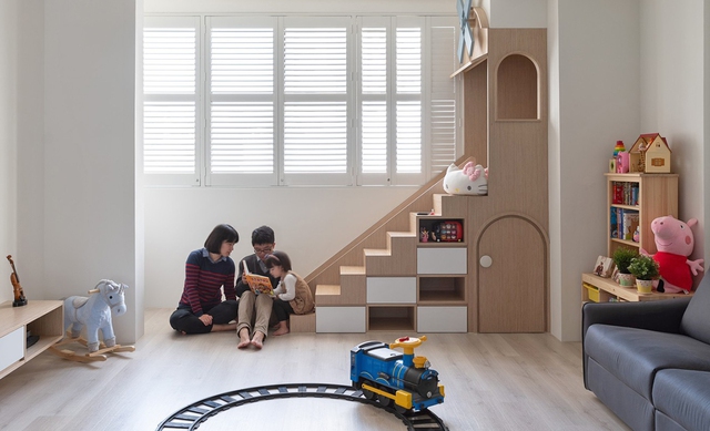 Ngôi nhà 30m² được cải tạo thành không gian sống chuẩn chỉnh cho gia đình có con nhỏ - Ảnh 4.