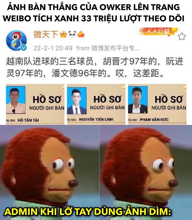 Profile 3 chân sút Việt lên hẳn trang Weibo 33 triệu lượt theo dõi, nhận hết lời khen ngợi nhưng tâm điểm của sự chú ý lại là phần hình ảnh minh họa - Ảnh 5.