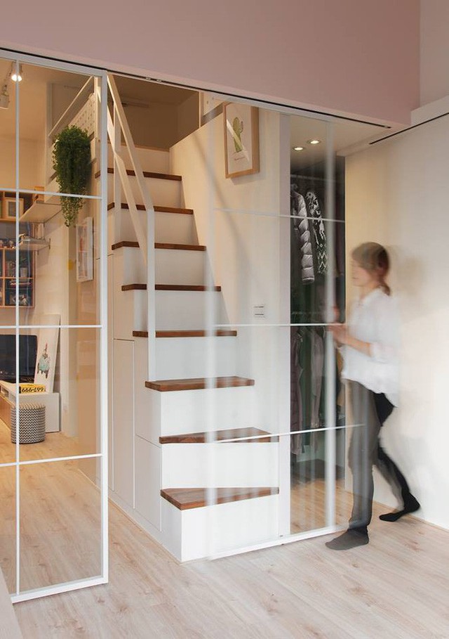 Căn hộ 48,5m² lột xác đẹp ngỡ ngàng trong năm mới nhờ chủ nhà thiết kế thêm gác lửng đầy phóng khoáng - Ảnh 11. Căn hộ 48,5m² lột xác đẹp ngỡ ngàng trong năm mới nhờ chủ nhà thiết kế thêm gác lửng đầy phóng khoáng - Ảnh 11.