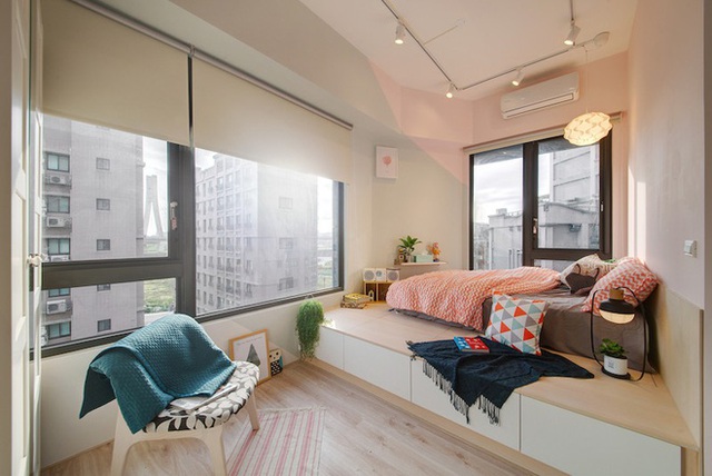 Căn hộ 48,5m² lột xác đẹp ngỡ ngàng trong năm mới nhờ chủ nhà thiết kế thêm gác lửng đầy phóng khoáng - Ảnh 13. Căn hộ 48,5m² lột xác đẹp ngỡ ngàng trong năm mới nhờ chủ nhà thiết kế thêm gác lửng đầy phóng khoáng - Ảnh 13.