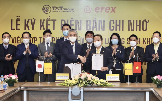 T&T Group và Tập đoàn EREX Nhật Bản hợp tác phát triển năng lượng sinh khối tại Việt Nam