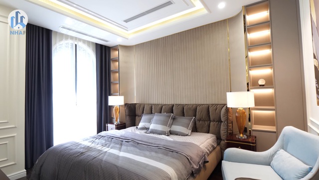 Choáng ngợp trước biệt thự song lập 56 tỷ đồng, VIP bậc nhất Vinhomes Ocean Park: Riêng nội thất đã “ngốn” 6 tỷ đồng, đủ hồ cá Koi phong thủy đến vườn cây xanh, quả xứng tầm thượng lưu! - Ảnh 11.