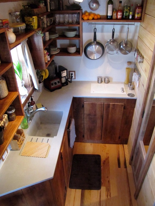 Nhà bếp chỉ 2m² nhưng cực đẹp nhờ sự thiết kế thông minh và sáng tạo - Ảnh 1.