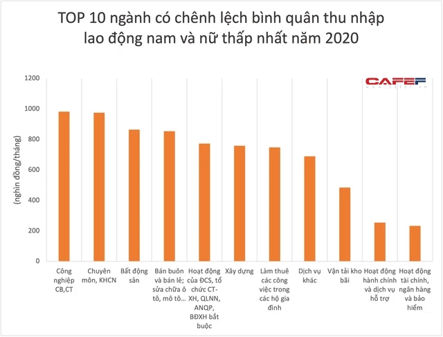 Đâu là 2 lĩnh vực hiếm mà nữ có thu nhập bình quân nhiều hơn nam? - Ảnh 2.