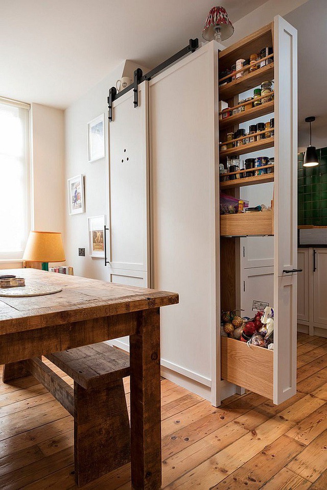 Muốn tiết kiệm không gian cho nhà bếp thì bạn hãy áp dụng ngay thiết kế tủ lưu trữ tối đa này - Ảnh 6.