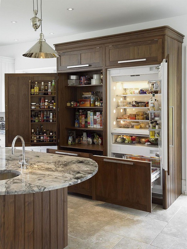 Muốn tiết kiệm không gian cho nhà bếp thì bạn hãy áp dụng ngay thiết kế tủ lưu trữ tối đa này - Ảnh 8.