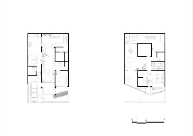 Cận cảnh ngôi nhà độc đáo với mặt tiền gạch lồng vào nhau: Không chỉ đẹp như tác phẩm nghệ thuật mà còn là giải pháp khắc phục một nhược điểm - Ảnh 9.