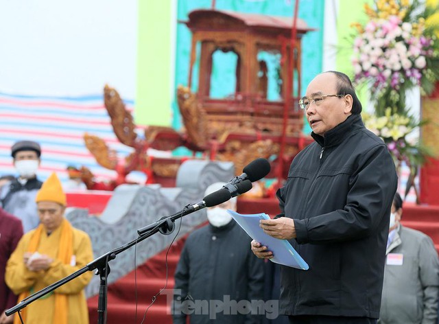 Chủ tịch nước Nguyễn Xuân Phúc dự Lễ Tịch điền Đọi Sơn - Ảnh 5.
