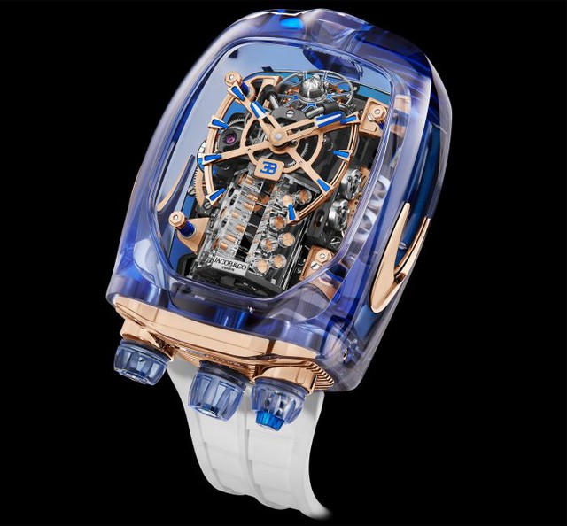 Mẫu đồng hồ lấy cảm hứng từ siêu xe Bugatti Chiron, giá bằng 3 chiếc Lamborghini nhưng có tiền cũng khó mua được - Ảnh 2.
