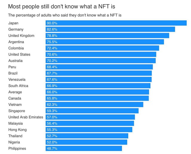 Tỷ lệ sở hữu NFT của người Việt Nam cao hơn người Mỹ, Singapore - Ảnh 1.