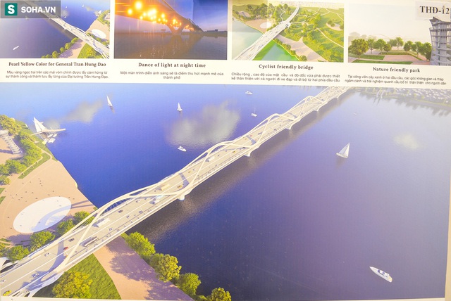  Các mẫu thiết kế khủng cầu Trần Hưng Đạo 9.000 tỷ ở Hà Nội lần đầu được trưng bày - Ảnh 9.