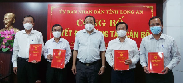 Long An điều động, bổ nhiệm nhiều cán bộ chủ chốt - Ảnh 1.