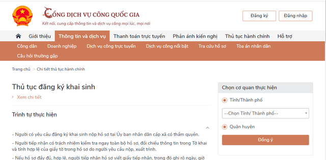Các bước đăng ký Giấy khai sinh, Giấy kết hôn bản điện tử có mã QR để làm thủ tục hành chính - Ảnh 2.