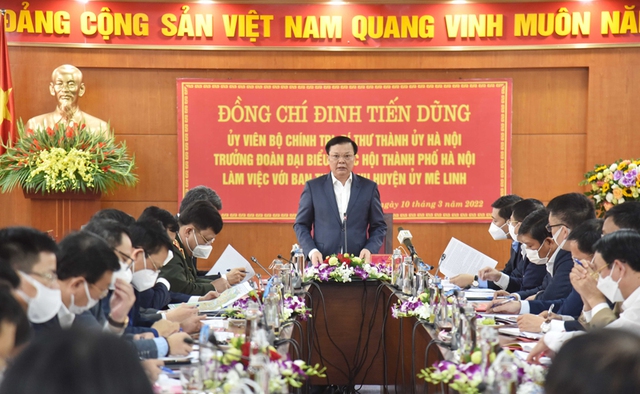 Huyện Mê Linh kiến nghị sớm giải quyết 64 dự án chậm triển khai - Ảnh 1.