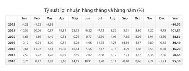 Thị trường chứng khoán kém thuận lợi, hiệu suất đầu tư Passion Investment âm gần 11% từ đầu năm 2022 - Ảnh 1.