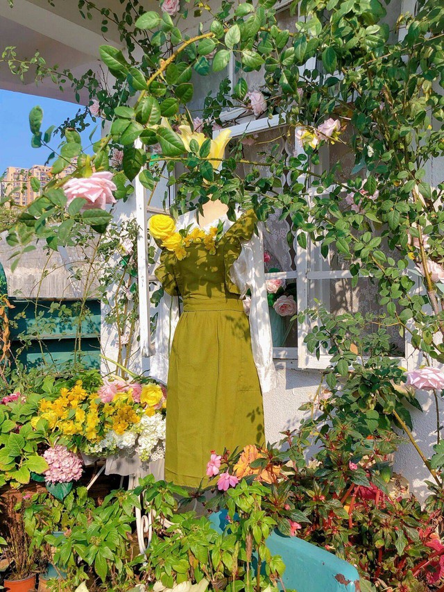 Đam mê với việc trồng hoa, cô nàng độc thân 27 tuổi thuê nhà trên sân thượng để tạo ra khu vườn đẹp như tranh vẽ của riêng mình - Ảnh 17.