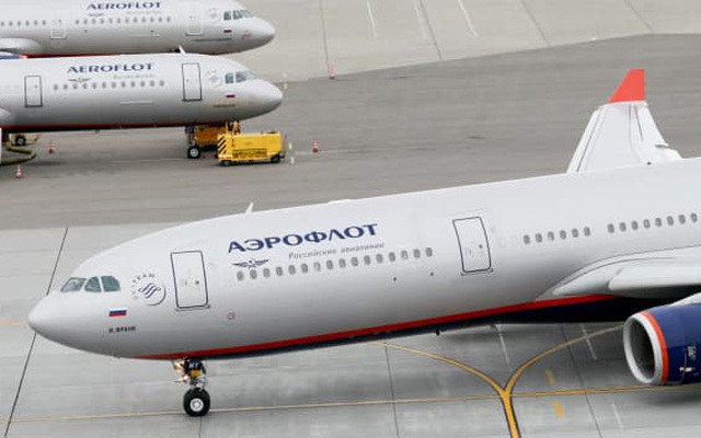Máy bay phản lực dân dụng Aeroflot Russian Airlines do Airbus sản xuất tại Sân bay Quốc tế Moscow-Sheremetyevo.
Leonid Faerberg | Lightrocket | Getty Images