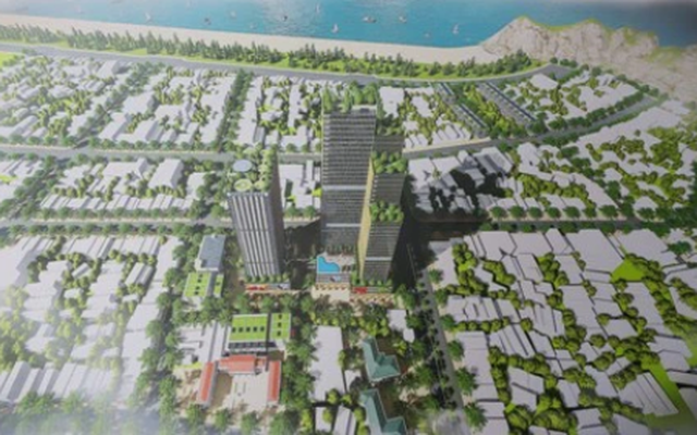 Bản vẽ dự án Khu dân cư đô thị và Trung tâm thương mại Sầm Sơn. (Nguồn: UBND tỉnh Thanh Hóa)