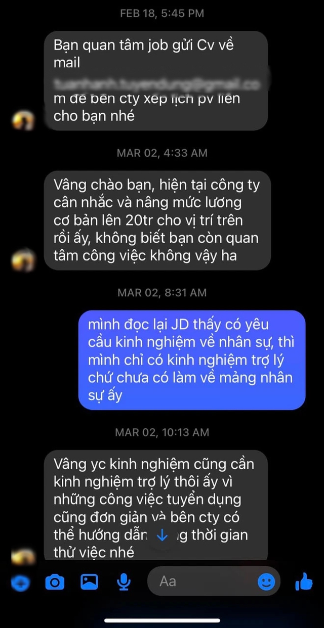 Cô gái bóc phốt công ty quy mô 2.000 nhân sự nhưng tuyển dụng mắc cười: Chê dùng CV Tiếng Anh, năn nỉ ứng viên đi PV rồi đến mắng xối xả - Ảnh 2.