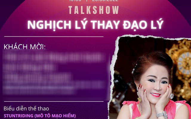 Ngay trước khi bị bắt tạm giam, bà Nguyễn Phương Hằng vẫn thông báo tổ chức talkshow "Nghịch lý thay đạo lý"