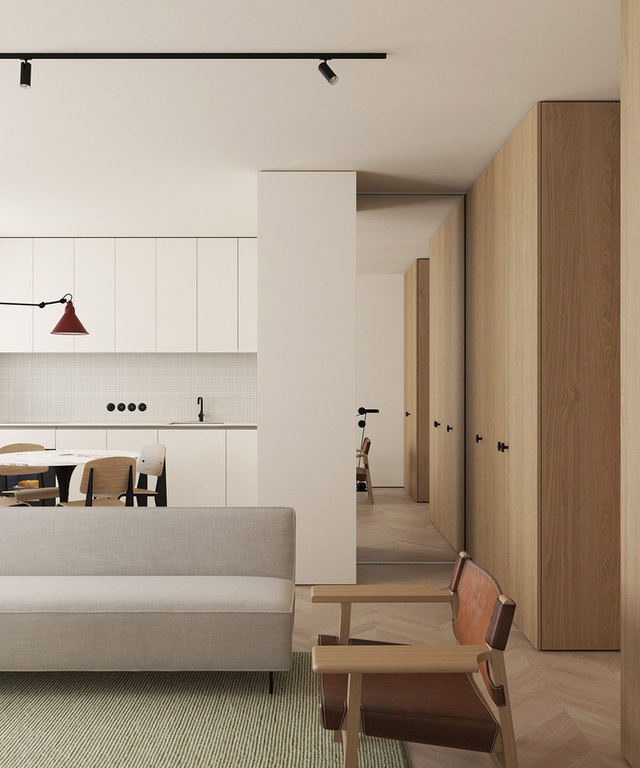 2 căn hộ nhỏ là đại diện đỉnh cao cho sự kết hợp giữa phong cách tối giản và phong cách Scandinavian - Ảnh 2.