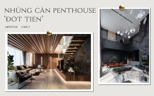 Những căn penthouse 'đốt tiền': Chủ nhà chịu chơi mang vách đá đen vào giữa phòng khách, cặp vợ chồng Hà Nội có hẳn hồ sen trên tầng 30, đặc biệt nhất căn hộ 200 tỷ đồng như bảo tàng