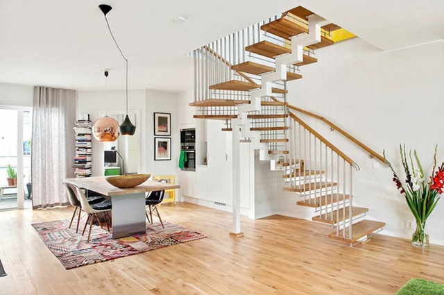 Mạnh tay mua hai căn hộ ở hai tầng liền nhau rồi cải tạo thành không gian đẹp tinh tế với phong cách tối giản - Ảnh 4.