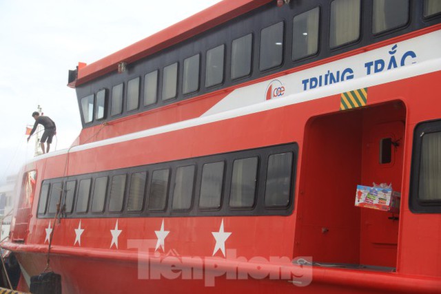 Cận cảnh tàu cao tốc sắp chở những hành khách đầu tiên đi tuyến Đà Nẵng – Lý Sơn - Ảnh 7.