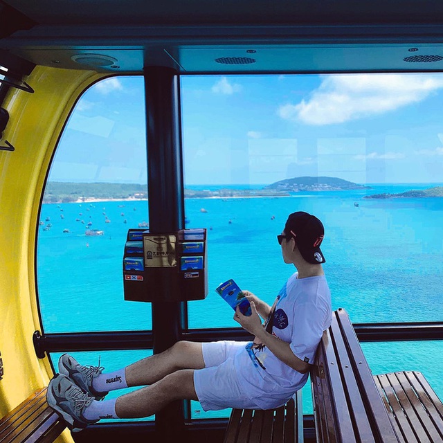 Cảnh ngoạn mục nhìn từ cáp treo vượt biển dài nhất thế giới ở Phú Quốc, cả du khách lẫn dân mạng đều ồ oà kinh ngạc - Ảnh 6.