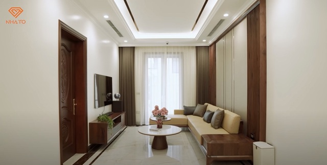 Siêu biệt thự 500 m2 chịu chơi bậc nhất Thái Nguyên: Bộ sofa cỡ đại đắt bằng cả một căn chung cư, phòng ăn gây ấn tượng mạnh mẽ với bức tường vô cùng đặc biệt - Ảnh 20.