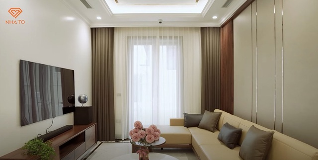 Siêu biệt thự 500 m2 chịu chơi bậc nhất Thái Nguyên: Bộ sofa cỡ đại đắt bằng cả một căn chung cư, phòng ăn gây ấn tượng mạnh mẽ với bức tường vô cùng đặc biệt - Ảnh 45.