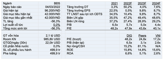 VCSC: Đà tăng mạnh của giá cổ phiếu DIG không phản ánh đúng giá trị cơ bản, giá mục tiêu chỉ ở mức 42.000 đồng/cp - Ảnh 1.