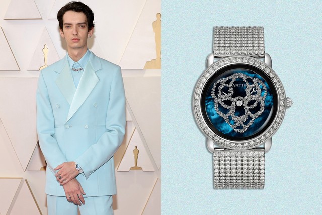 Loá mắt với 8 chiếc đồng hồ đẹp nhất tại Oscar 2022: Không vàng thì kim cương, đeo nặng cả tay, có chiếc trị giá gần 70 tỷ đồng - Ảnh 9.