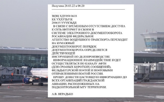 Bị mất hết dữ liệu, Cơ quan hàng không Nga chuyển sang hoạt động bằng... giấy bút