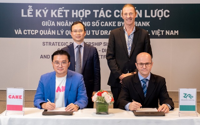 Dragon Capital "bắt tay" chiến lược với Cake, mở rộng khai thác sang nhóm nhà đầu tư GenZ Việt Nam với mức sinh lời mục tiêu 6%/năm