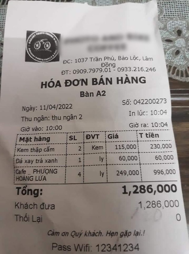 Xôn xao ly cà phê giá 250k đắt nhất Việt Nam, có gì mà chủ quán bảo thế là bình thường? - Ảnh 1.