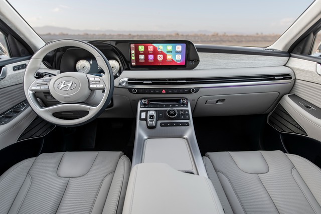 Hyundai Palisade 2023 ra mắt: SUV 3 hàng ghế nhiều công nghệ, đối đầu Ford Explorer - Ảnh 5.