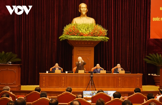 Tổng Bí thư Nguyễn Phú Trọng chủ trì Hội nghị quán triệt Nghị quyết 11 của Bộ Chính trị - Ảnh 3.