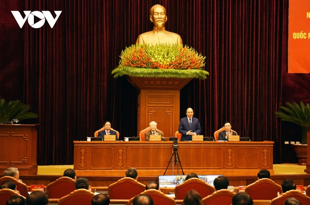 Tổng Bí thư Nguyễn Phú Trọng chủ trì Hội nghị quán triệt Nghị quyết 11 của Bộ Chính trị - Ảnh 4.