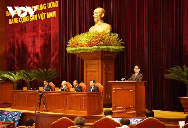Tổng Bí thư Nguyễn Phú Trọng chủ trì Hội nghị quán triệt Nghị quyết 11 của Bộ Chính trị - Ảnh 9.